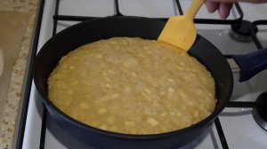 ЯБЛОЧНЫЙ ПИРОГ НА СКОВОРОДЕ / ОЧЕНЬ ПРОСТО И ВКУСНО