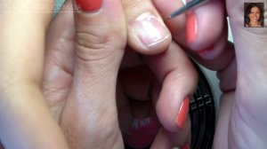 Дизайн ногтей гель-лак shellac -  Лунный маникюр - Маникюр Диор (видео уроки дизайна ногтей)