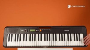 Обзор синтезатора Casio CT-S200BK | Ситилинк