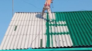 Резиновое покрытие для шифера. Как отремонтировать шифер надолго!? Шиферная краска АДГЕZИКА С 500