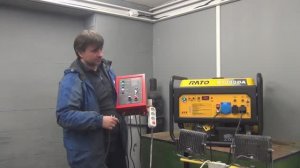 Бензогенератор Rato R7000DA с автозапуском. Обзор.
