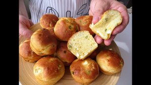 Всего за несколько минут! Самые ленивые пирожки с луком и яйцом - быстрое и простое тесто