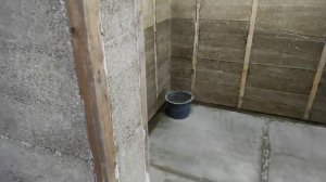 Баня из арболита.(Косяки,вентиляция,что сделано.)