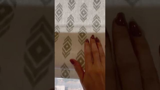 двойная римская штора в кабинет.MOV