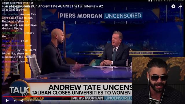 Piers Morgan Takes On Andrew Tate AGAIN... Andrew Teaches Piers About The Global Awakening