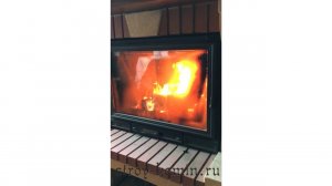 Угловой камин Мадрид в деревянном доме