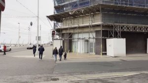 Scaffolding comes down on the Woolworth's Building Blackpool