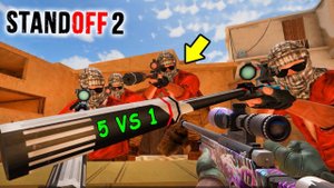 1 AWM vs 5 M40 ЭКСПЕРИМЕНТЫ В STANDOFF 2 / СТАНДОФФ 2