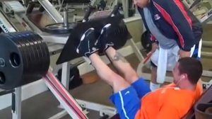 Жим ногами с резинкой жгутом