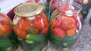 Помидор сокида бодринг тузлаш // Огурцы в томатном соке //қишга бодринг тузлаш