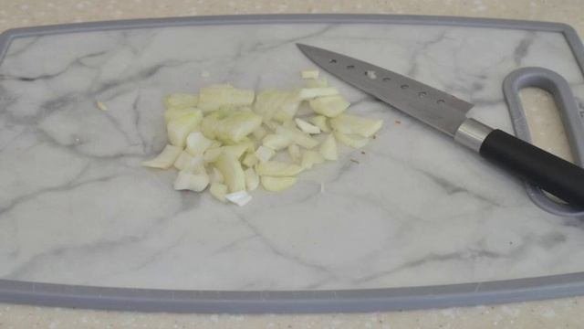 Пшеничная каша с луком