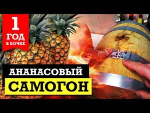 Самогон из ананаса / Дегустация после года в бочке!