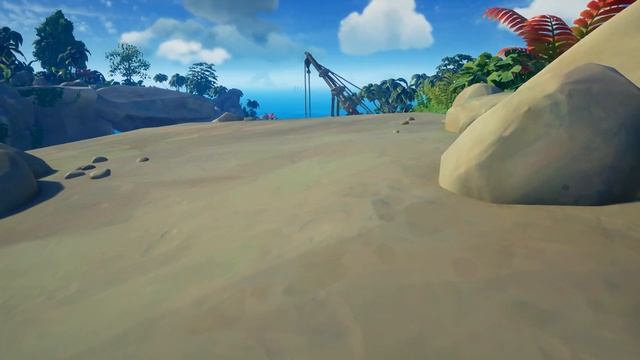 Узко мощёная дорога на вершине острова. Гавань Воров смотреть онлайн