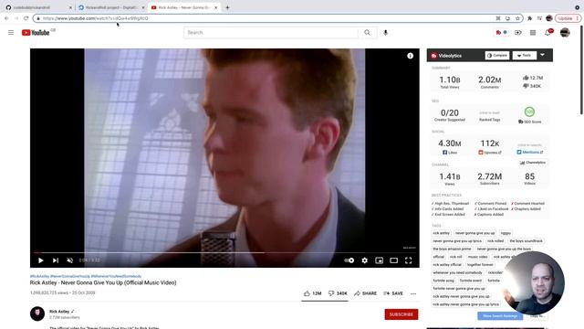 DevTips Daily: Rick and Roll Project - Creating the redirect endpoint in Express