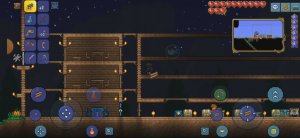 Прохождение Террарии на Телефоне 3 Часть , Постройка деревни