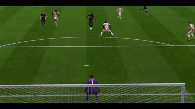 Fifa 18 Career with Manchester United, Mbappe goal with AS Monaco, super match with Stoke! #81 смотреть онлайн