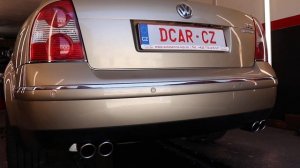 VW Passat 4.0 W8 - sportovní nerez výfuk DCar.cz -  2