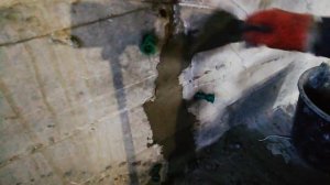 Инъектирование микроцемента. Ремонт трещин в бетоне.