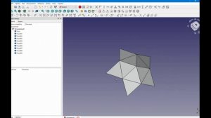 FreeCad Собираем ромбориаконтаэдр