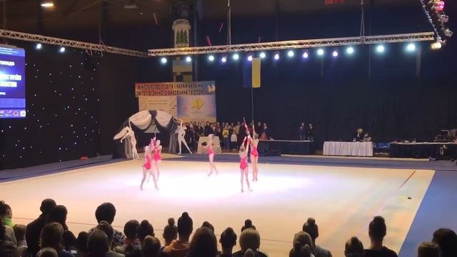 Чемпионат Украины по художественной гимнастики Днепр 1 смотреть онлайн