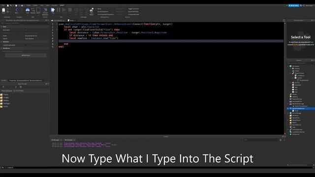 How To Make A Simple Flame Thrower In Roblox Studio смотреть онлайн