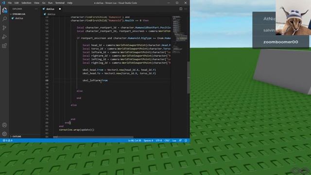 How to make Skeleton ESP in Roblox LUA R6 RigType | Synapse X Drawing Lib "Line" | Live Stream смотреть онлайн