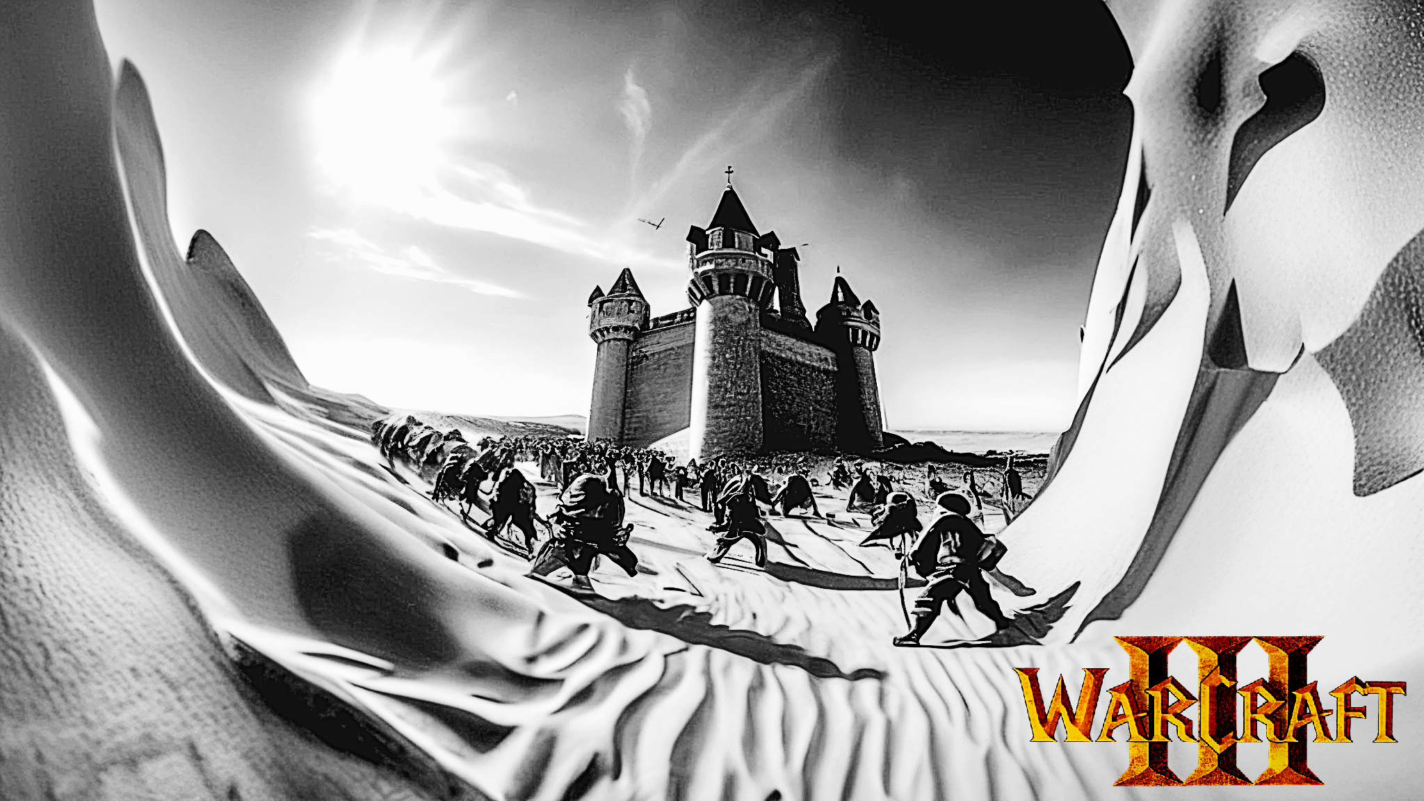 Warcraft 3 ⚔️ МАССОВАЯ ЗАРУБА ДВУХ ЗАМКОВ 5Х5 #yosquad