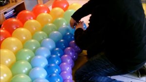 Balloon Rainbow, Decoration, Birthday, Ballon Regenbogen, Dekoration, Geburtstag