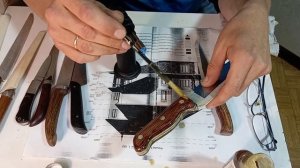 Уход за деревянными ручками ножей. Льняное масло Воск 3:1