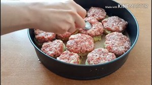 Очень вкусные гнезда из мясного фарша