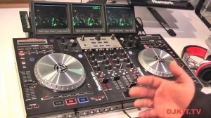 Numark NS6 DJ Controller with the VM03 Mk2 Triple Video Display @ Namm 2012 DJKIT.TV