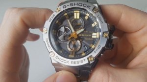 G-Steel Bluetooth. CASIO G-SHOCK GST-B100D-1A9. Обзор\Review