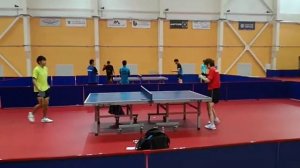 Тренировка на Дмитрий Овчаров и Кента Матсудайра преди финала