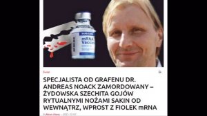 SPECJALISTA OD GRAFENU DR ANDREAS NOACK ZAMORDOWANY 2021_ 12_ 1