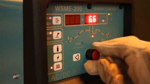 GROVERS WSME200 AC DC PULSED TIG Регулировка панели управления