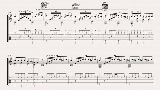 "Punta y Tacón" Sabicas, score at low speed for practicing смотреть онлайн