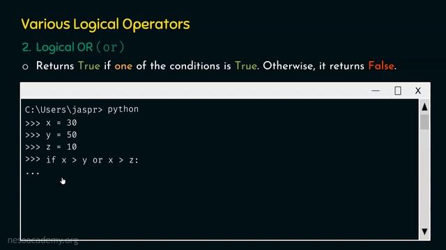 Logical Operators in Python