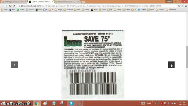 3/13/16 Smartsource Insert Coupon Preview