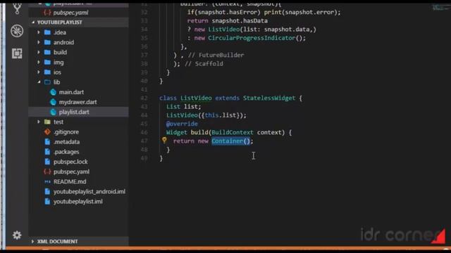 Flutter -  Video Player menggunakan Youtube Playlist