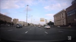 Поездка по Волоколамскому шоссе и Ленинградскому проспекту в сторону центра