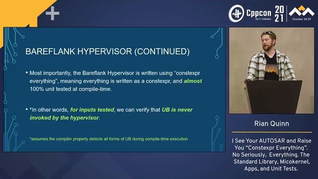 “Constexpr Everything” - The Standard Library, Microkernel, Apps, and Unit Tests - Rian Quinn