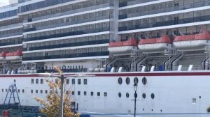 CARNIVAL PRIDE cruise ships in dock in Cobh harbour Cork Ireland 19/8/2022