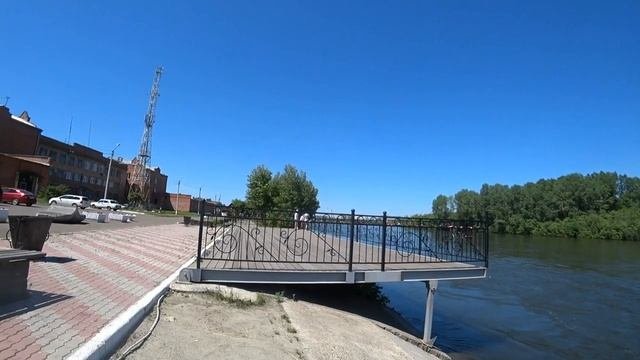 Идем к Набережной г Канска.