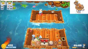 Overcooked 2 - Level 2-1 - 4 Stars - 3 players