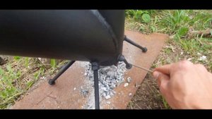 Furnace rocket from the tube / Печь ракета из трубы, реактивная печь.