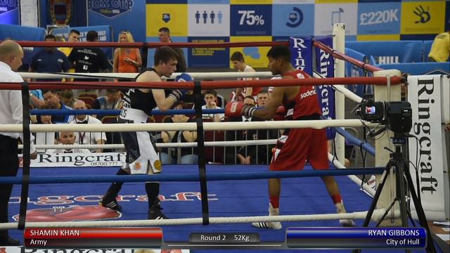 Haringey Box Cup SF - Shamin Kahn v. Ryan Gibbons