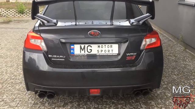 Subaru Impreza WRX STI (GJ) w/ MGmotorsport.pl exhaust смотреть онлайн