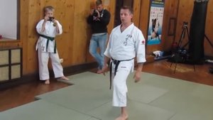 Методика удара мае гери #karateshotokan