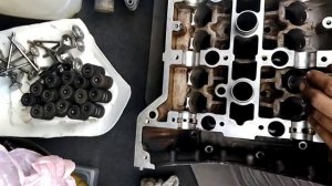 установка маслосёмных колпачков, м111