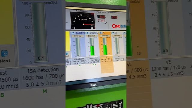 Bosch piezo injector test over 2000 bar #albaniadiesel #injector #work